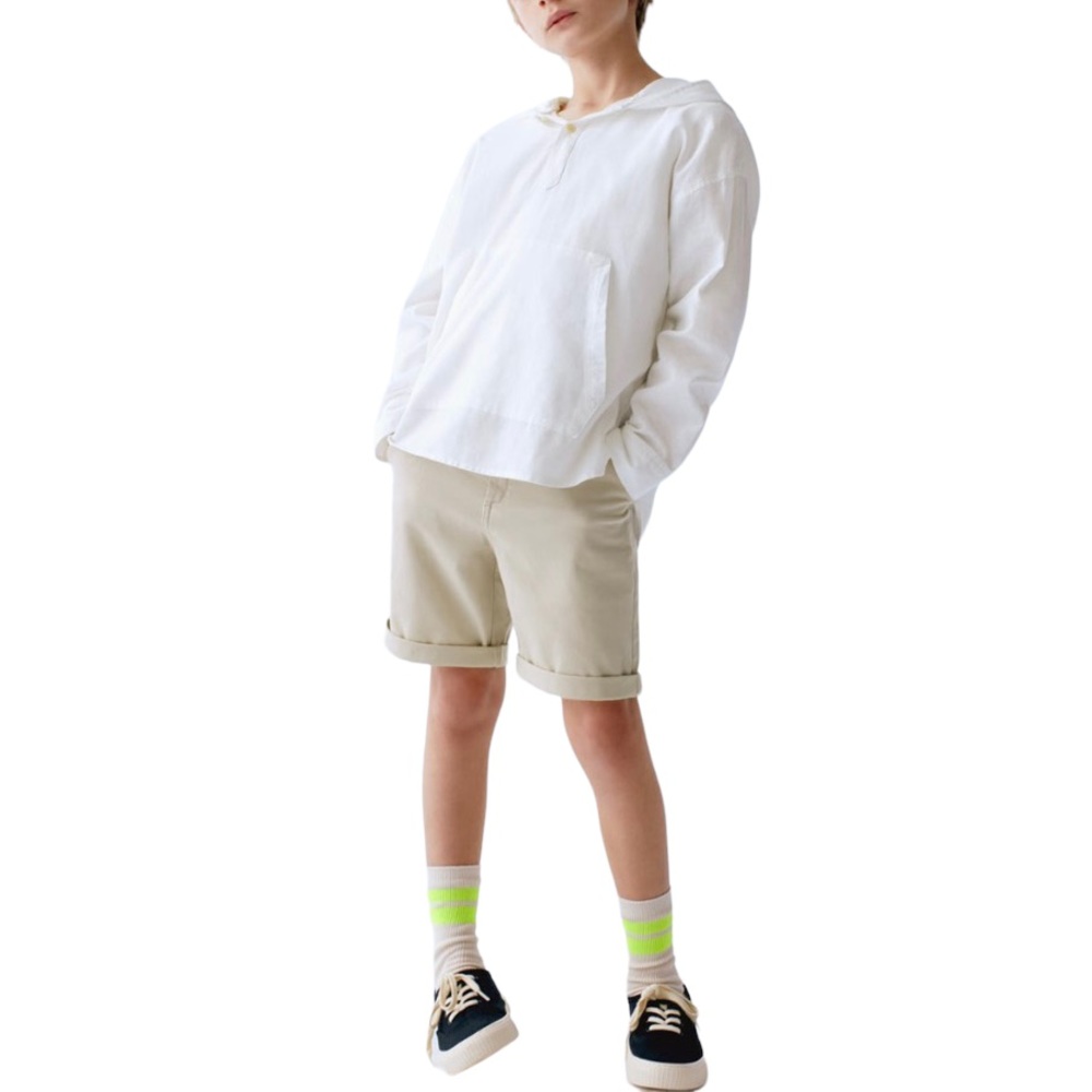 NWT ZARA BASIC CHINO SHORTS Boys/Girls 8
